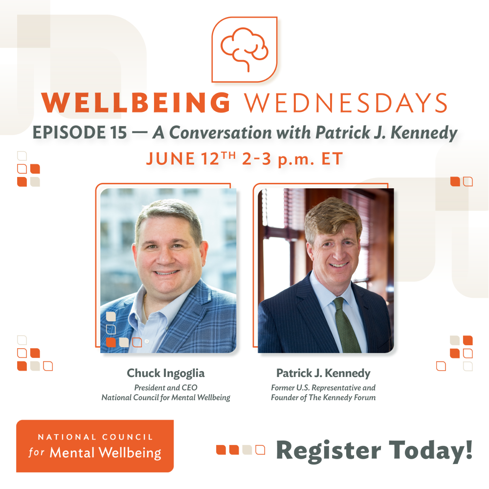 Wellbeing Wednesdays Episode 15 - A Conversation with Patrick J. Kennedy